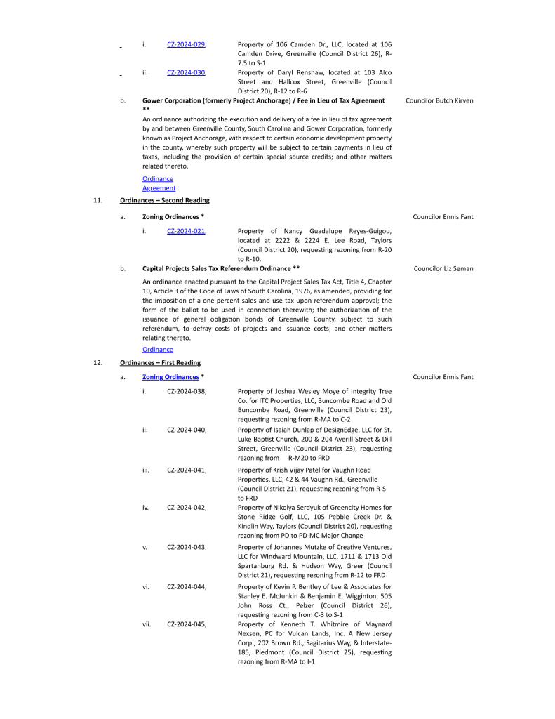 AMENDED - GREENVILLE COUNTY COUNCIL - REGULAR MEETING - 07-16-2024 - 6 pm_Page_2